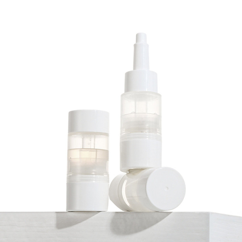 Manufacturers customize cosmetic packaging press vacuum gouache mixing bottle freeze-dried powder essence bottle cosmetics sub-bottle
