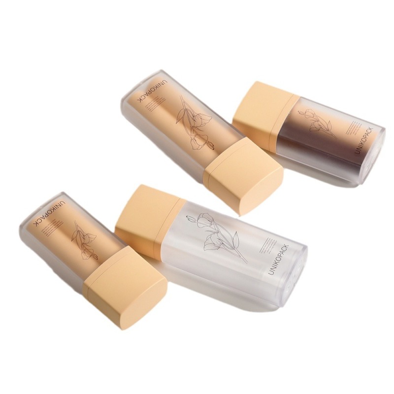 Skin care products empty packaging bottle cosmetic packaging material single double mouth discharge double tube bottle essence liquid vacuum bottle