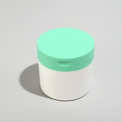 100G flip cover with tweezers salicylic acid cotton pad box double layer mask jar large capacity scrub bottle with spoon