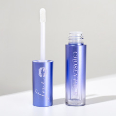 Manufacturers customize high-end lip gloss bottle transparent lip glaze tube large brush head lipstick tube lipstick tube cosmetics packaging material
