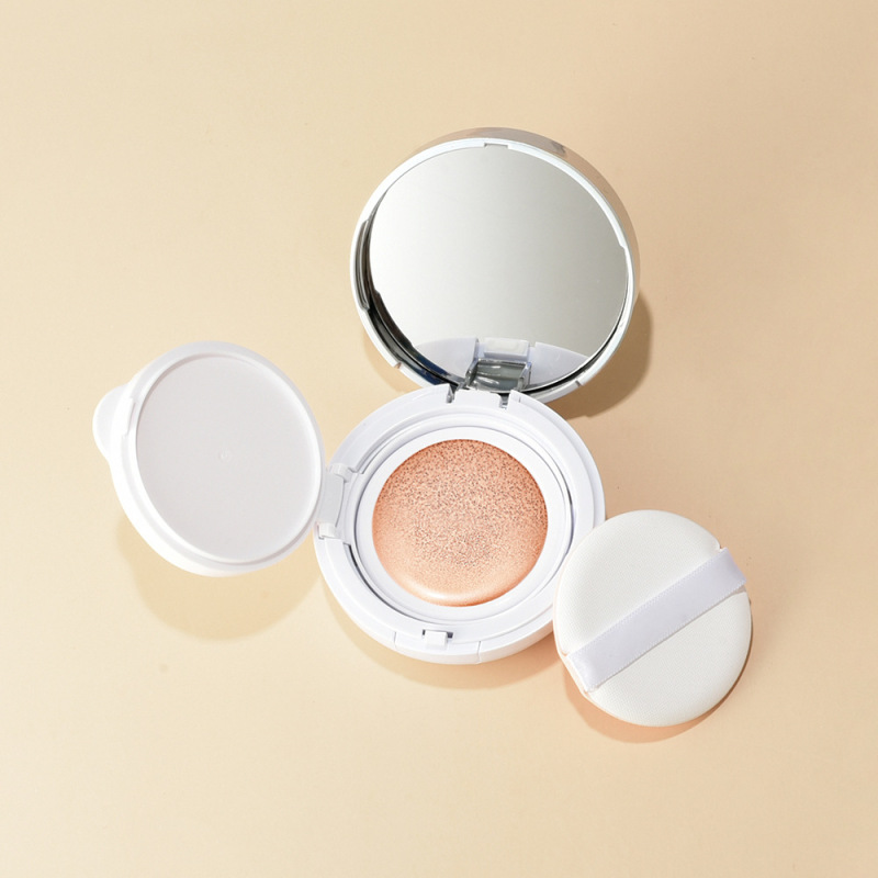 High-end air cushion flip empty box foundation box with mirror portable makeup honey foundation BB cream cosmetics packaging material