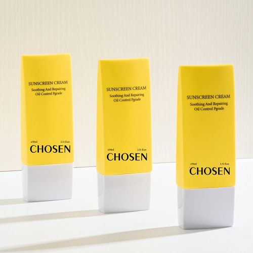Customized sunscreen bottle isolation cream bottle PE40ml hand cream bottle squeeze travel cosmetics packaging plastic bottle