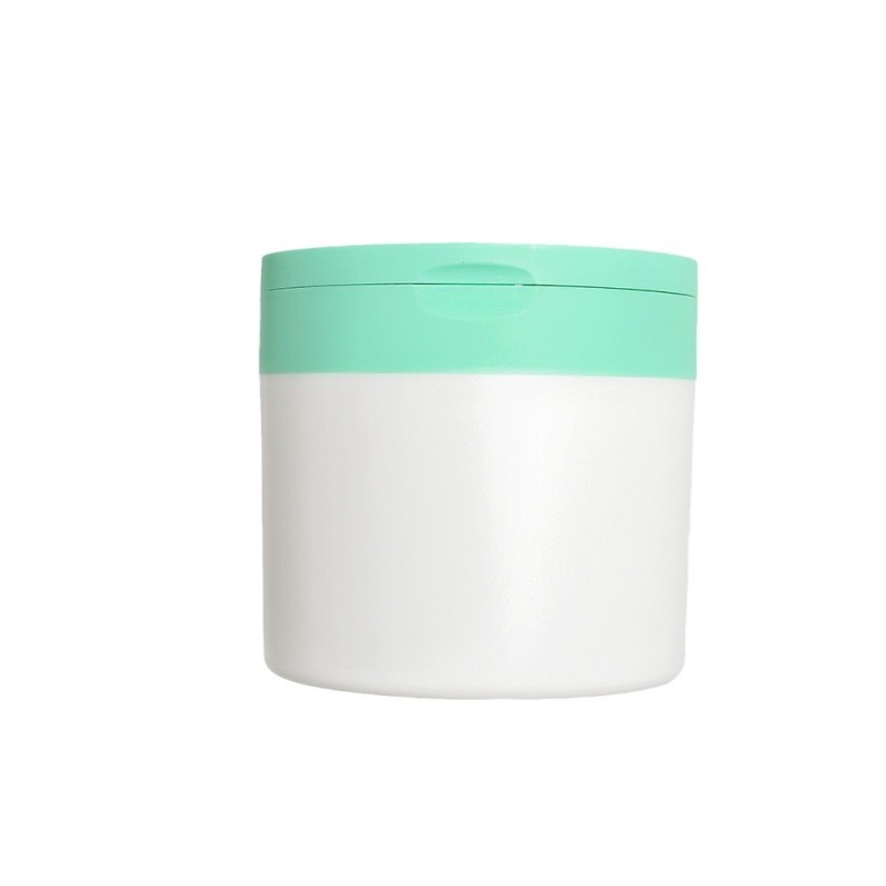 100G flip cover with tweezers salicylic acid cotton pad box double layer mask jar large capacity scrub bottle with spoon