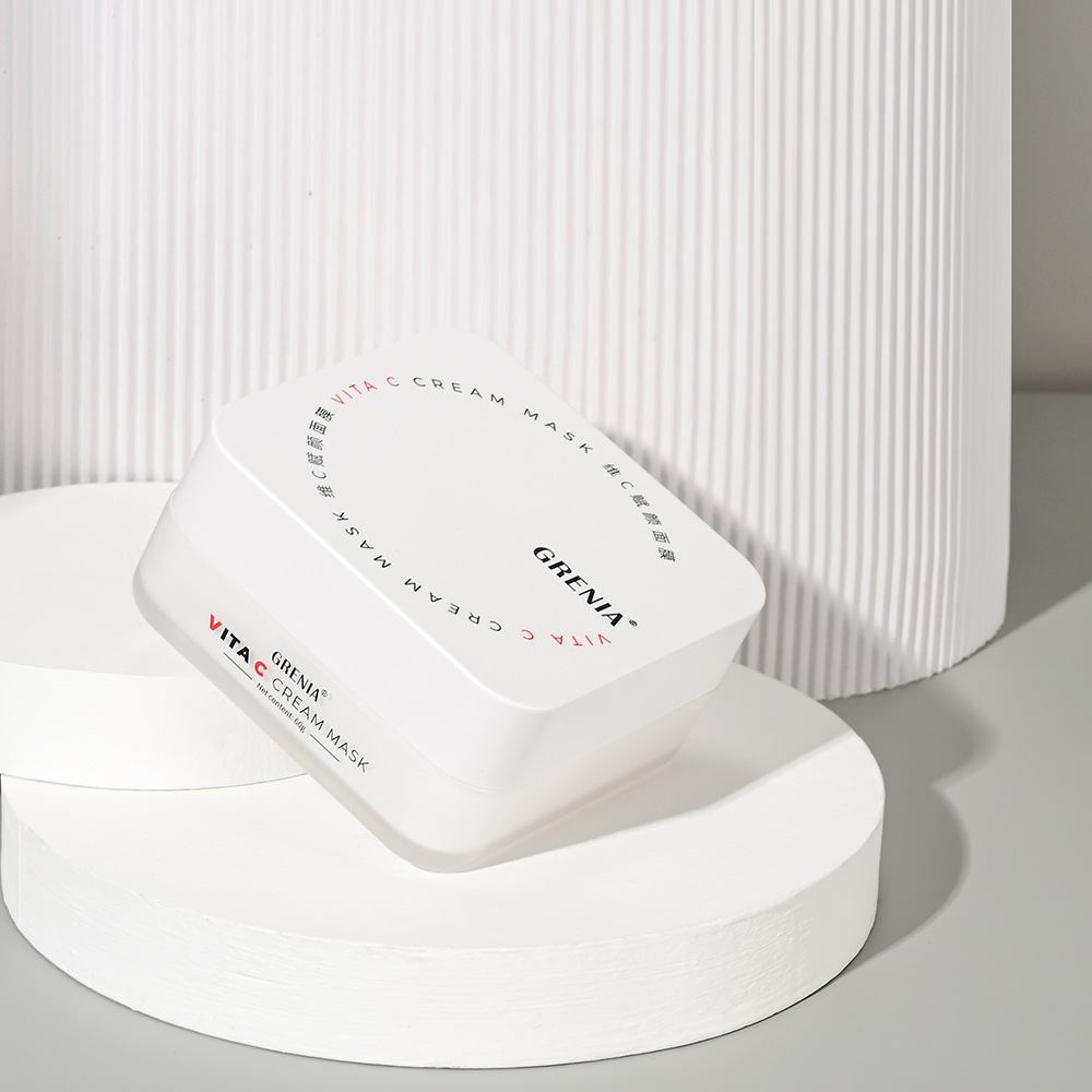 Manufacturer customized square cream bottle flat short cream bottle cosmetic packaging acrylic skin care product packaging
