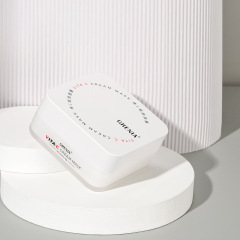 Manufacturer customized square cream bottle flat short cream bottle cosmetic packaging acrylic skin care product packaging