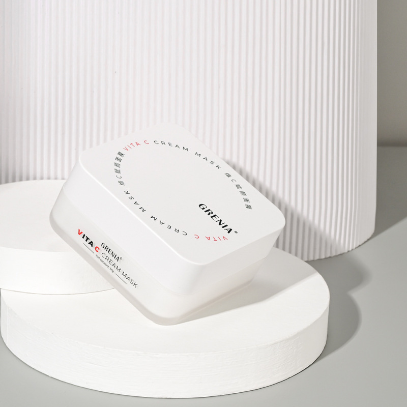 Manufacturer customized square cream bottle flat short cream bottle cosmetic packaging acrylic skin care product packaging