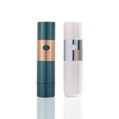 Customized cosmetics high-end bottle makeup packaging electric vacuum liquid foundation bottle powder puff stick introduction instrument cream box