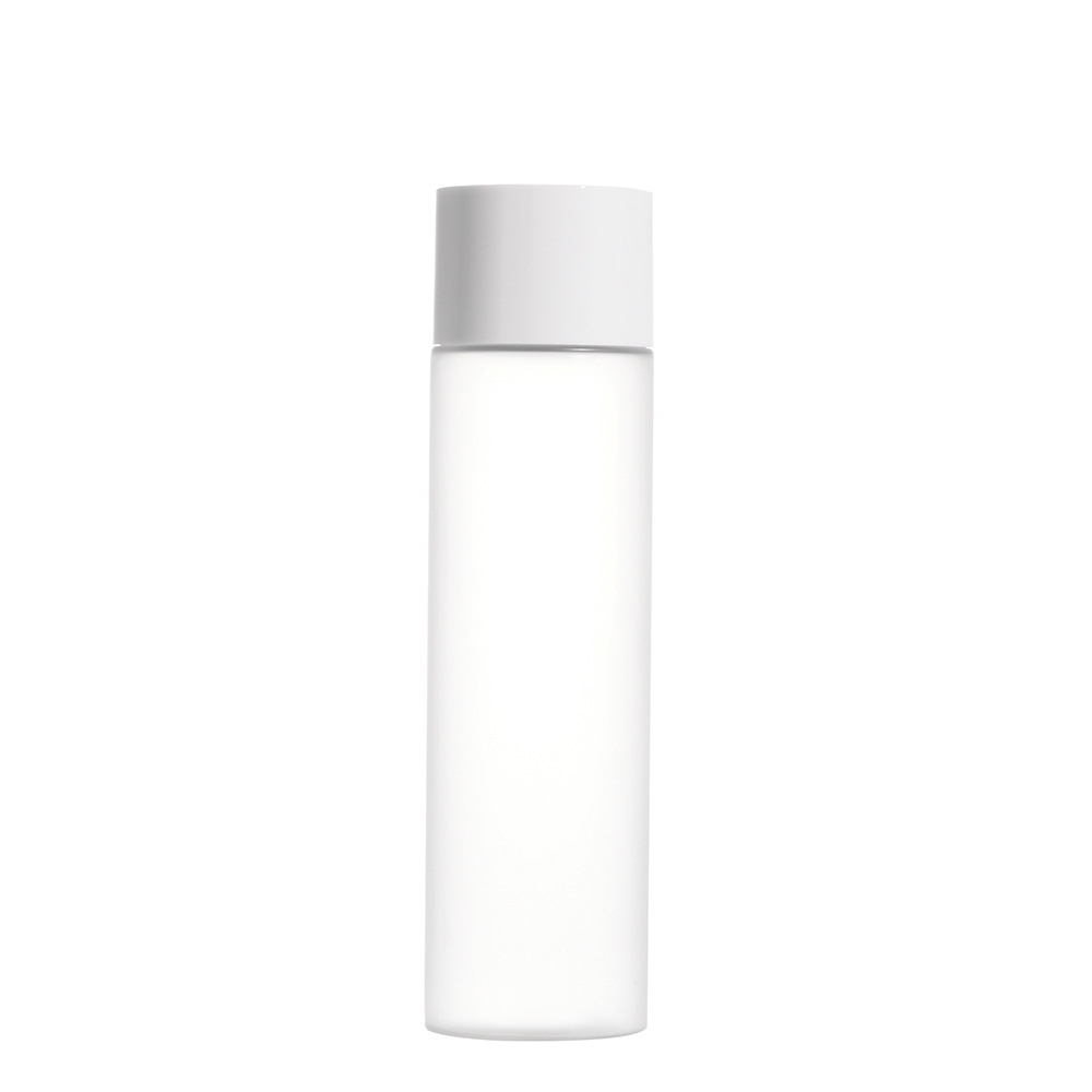 100/120/150ml transparent essence water bottle 24 teeth pet screw cap lotion bottle cosmetic bottle packaging material