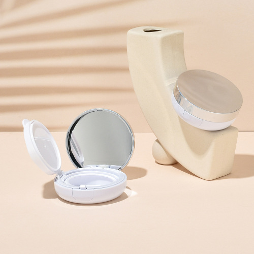 High-end air cushion flip empty box foundation box with mirror portable makeup honey foundation BB cream cosmetics packaging material