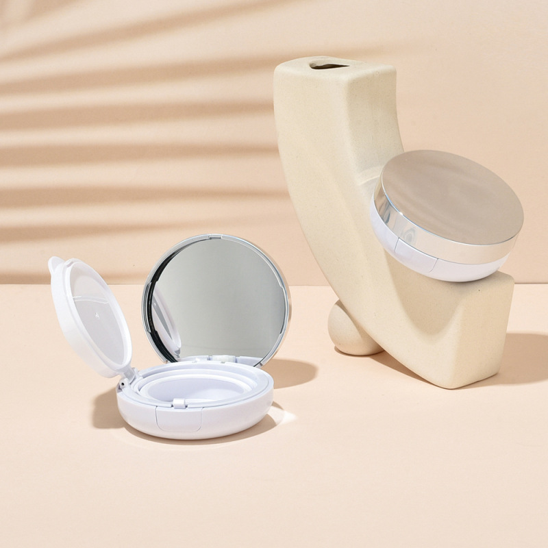 High-end air cushion flip empty box foundation box with mirror portable makeup honey foundation BB cream cosmetics packaging material