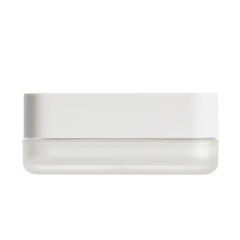 Manufacturer customized square cream bottle flat short cream bottle cosmetic packaging acrylic skin care product packaging