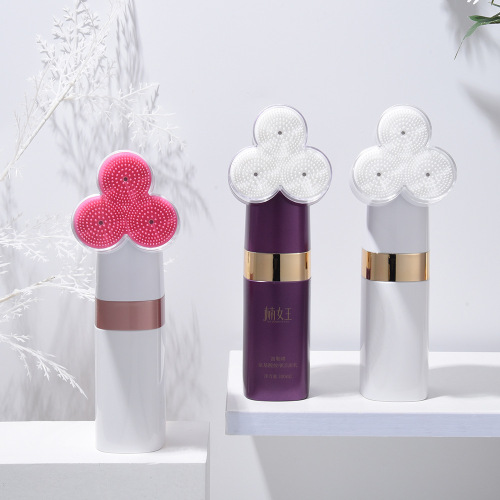 100ml Electric Vibration Massage Cleansing Mousse Bottle