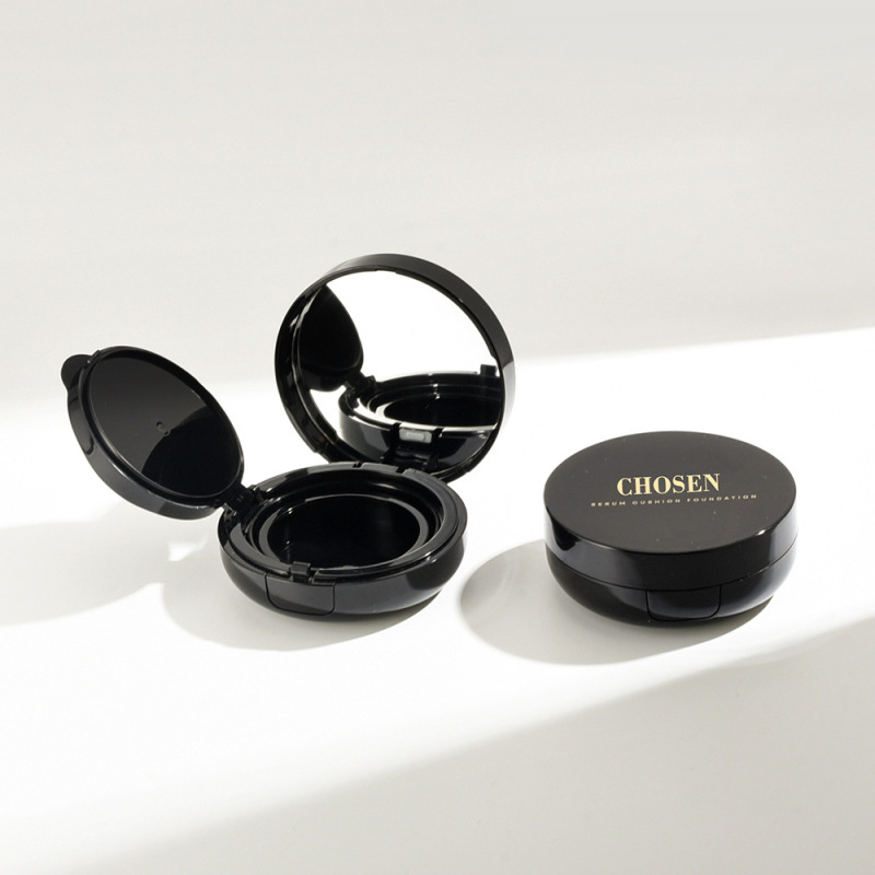 High-end air cushion flip empty box foundation box with mirror portable makeup honey foundation BB cream cosmetics packaging material
