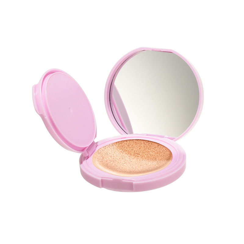 High-end portable makeup powder puff air cushion box foundation BB cream cosmetics empty box round powder box packaging material