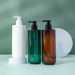 Hand sanitizer bottle Translucent plastic press wash packaging material high-end hotel hand sanitizer bottle