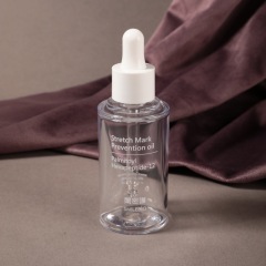 30ml essential oil bottle transparent PETG plastic thick wall flat shoulder travel packing essence dropper essential oil bottle