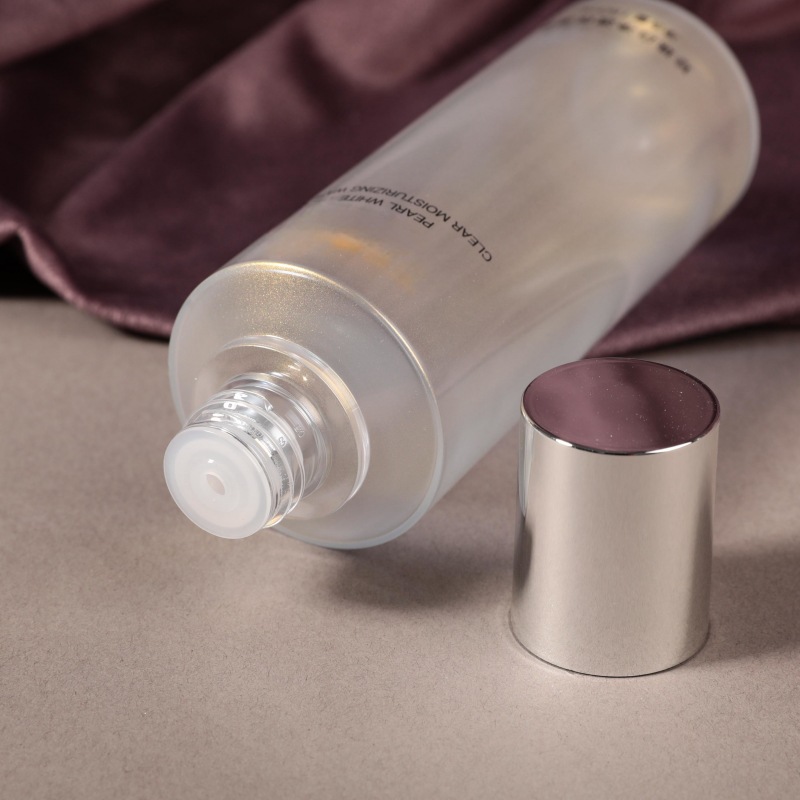 Lotion bottle transparent PETG thick wall oblique shoulder light luxury skin care product packaging material pure dew essence lotion bottle