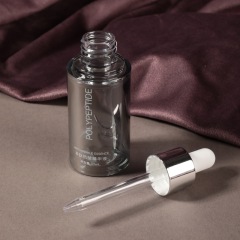 30ml essential oil bottle transparent PETG plastic thick wall flat shoulder travel packing essence dropper essential oil bottle
