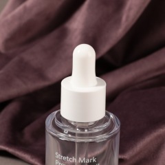 30ml essential oil bottle transparent PETG plastic thick wall flat shoulder travel packing essence dropper essential oil bottle