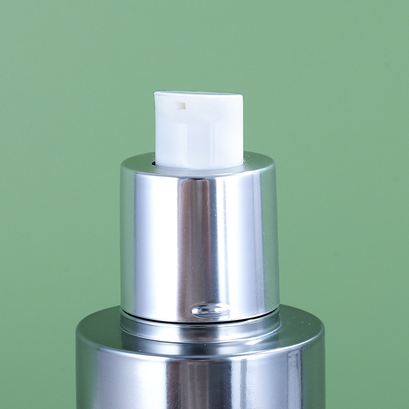 Manufacturer 50g cream bottle small waist style petg thickened cosmetic packaging material electroplating packing lotion cream bottle