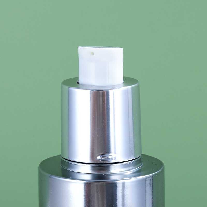 Manufacturer 50g cream bottle small waist style petg thickened cosmetic packaging material electroplating packing lotion cream bottle