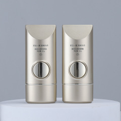 30ml sunscreen bottle Creative button plastic cosmetic packaging material oval packaging summer sunscreen bottle