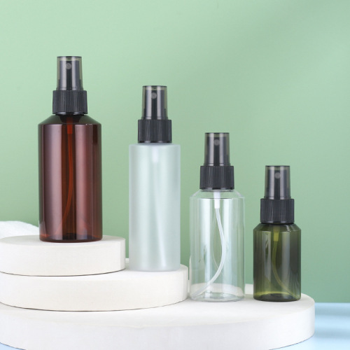 Manufacturer 200ml frosted plastic fashion shoulder skin care product packaging travel packaging fine mist small spray bottle