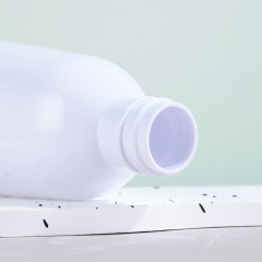 Manufacturer 500ml fragrance beads bottle white plastic round daily chemical packaging material laundry detergent fragrance beads bottle