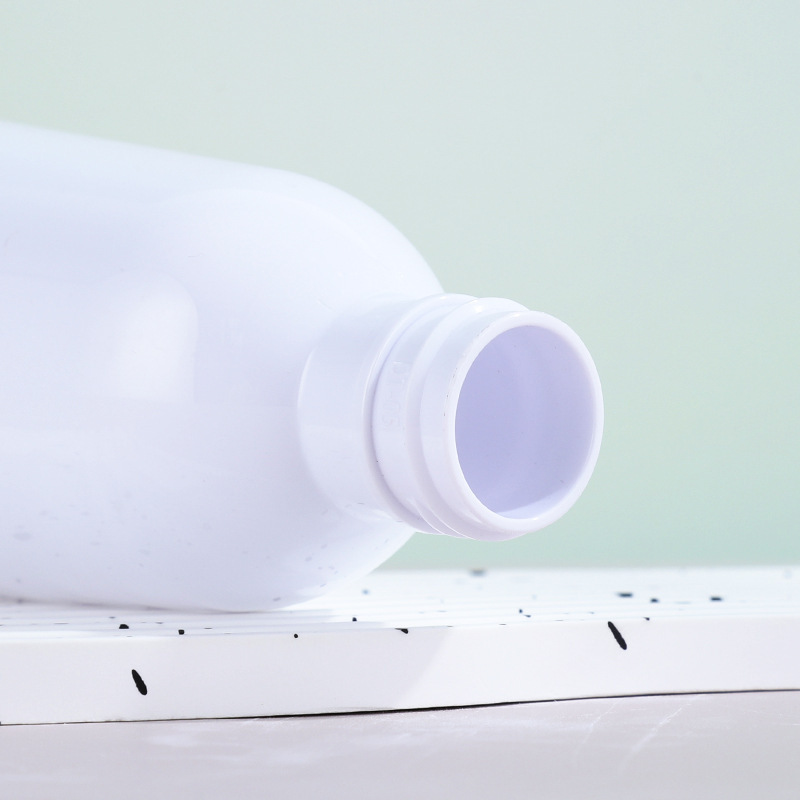Manufacturer 500ml fragrance beads bottle white plastic round daily chemical packaging material laundry detergent fragrance beads bottle
