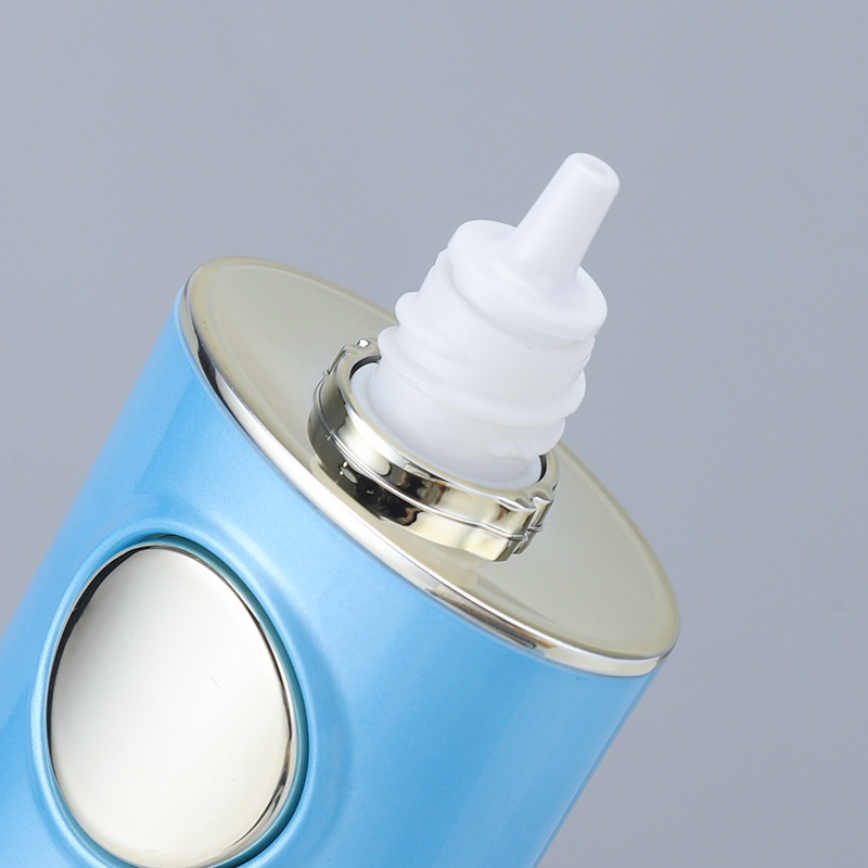 30ml sunscreen bottle Creative button plastic cosmetic packaging material oval packaging summer sunscreen bottle