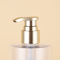 350ml hand sanitizer bottle transparent plastic round flat shoulder wash packaging material bathroom dispenser hand sanitizer bottle