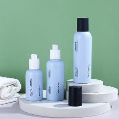 Lotion bottle round PETG thickened plastic skin care packaging material toner lotion press bottle