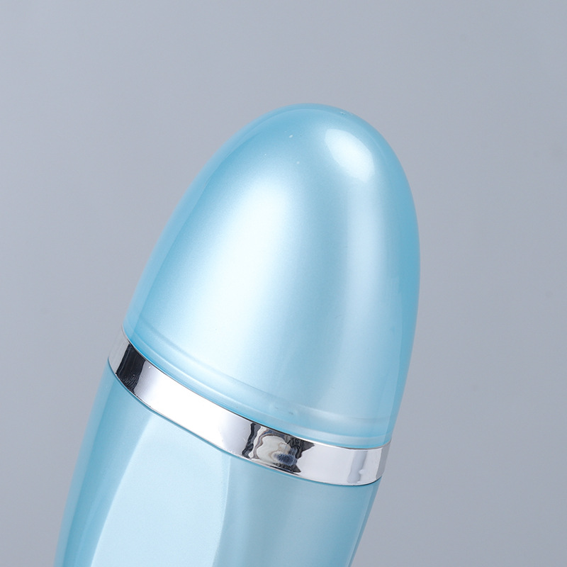 30ml sunscreen bottle Creative plastic cosmetic packaging double layer oval foundation isolation sunscreen bottle