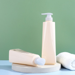 Manufacturer 750ml shower gel bottle Creative press plastic special-shaped large capacity packaging shampoo shower gel bottle