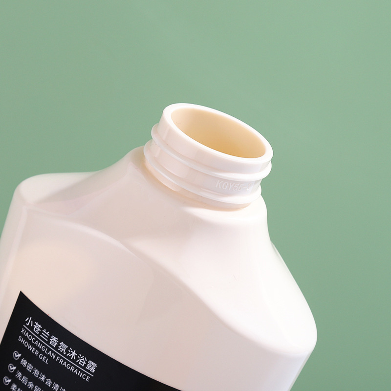 PET Plastic Bevel Edge Flat Pump Bottle 500ml/16.9oz