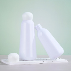 Manufacturer 500ml fragrance beads bottle white plastic round daily chemical packaging material laundry detergent fragrance beads bottle