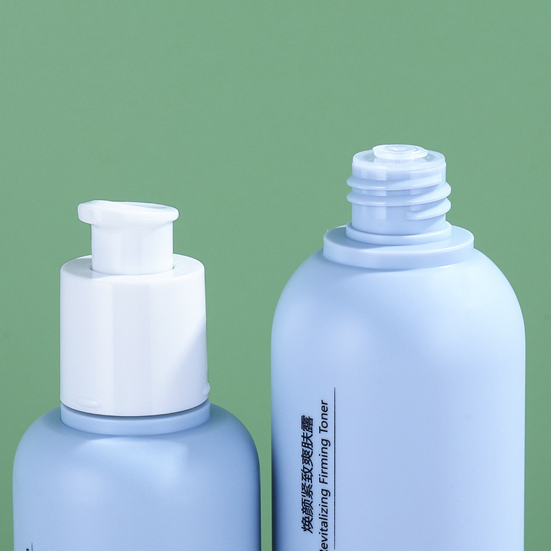 Lotion bottle round PETG thickened plastic skin care packaging material toner lotion press bottle
