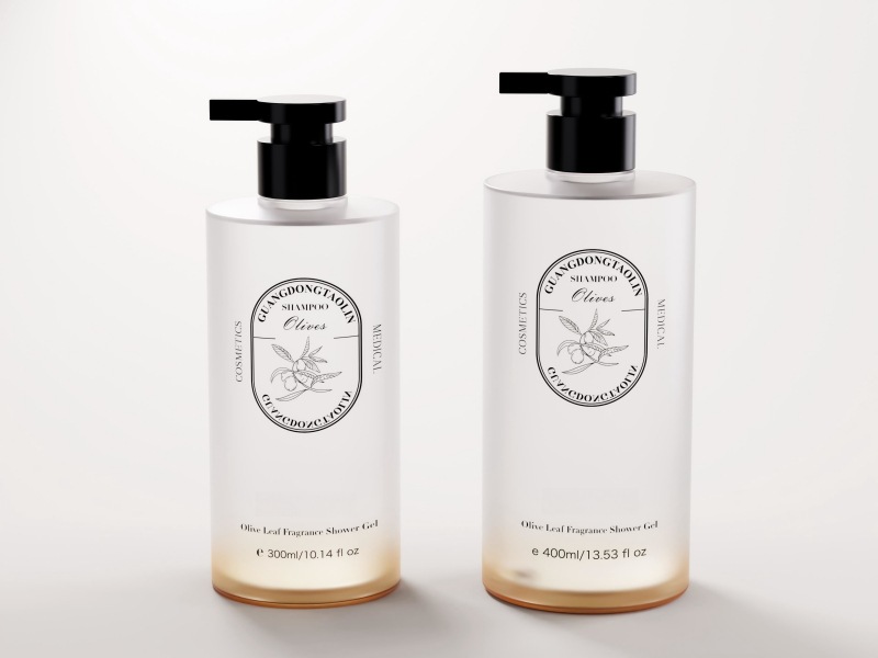 Manufacturer 200ml lotion bottle petg thick wall skin care packaging material high-grade press hotel bath oil lotion bottle