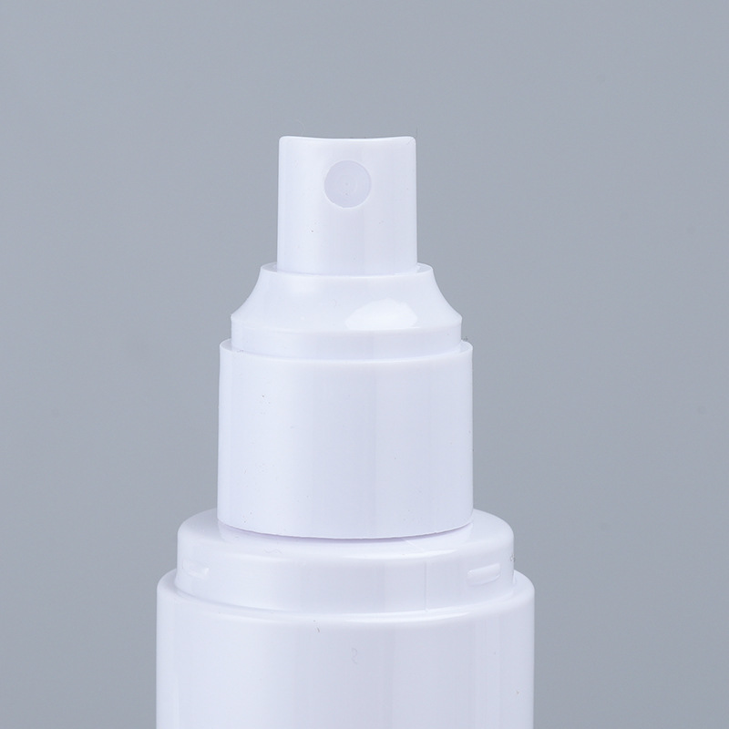 Spray bottle white card cover plastic skin care product packaging travel packaging lotion fine mist spray bottle