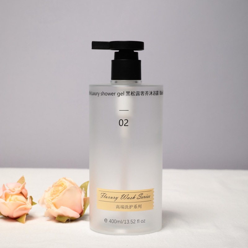 Manufacturer 200ml lotion bottle petg thick wall skin care packaging material high-grade press hotel bath oil lotion bottle