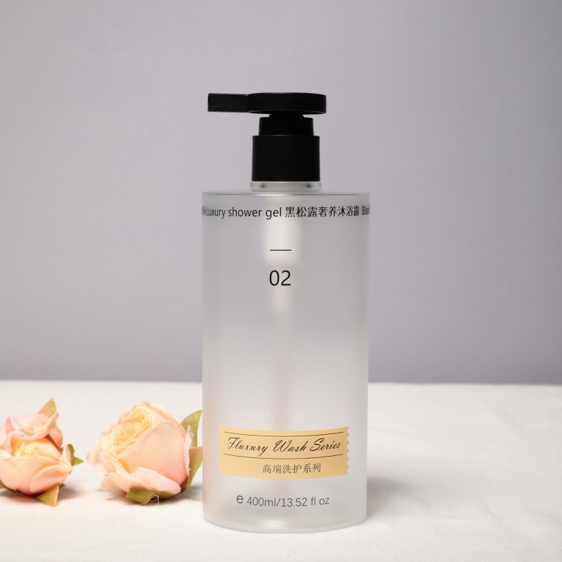 Manufacturer 200ml lotion bottle petg thick wall skin care packaging material high-grade press hotel bath oil lotion bottle