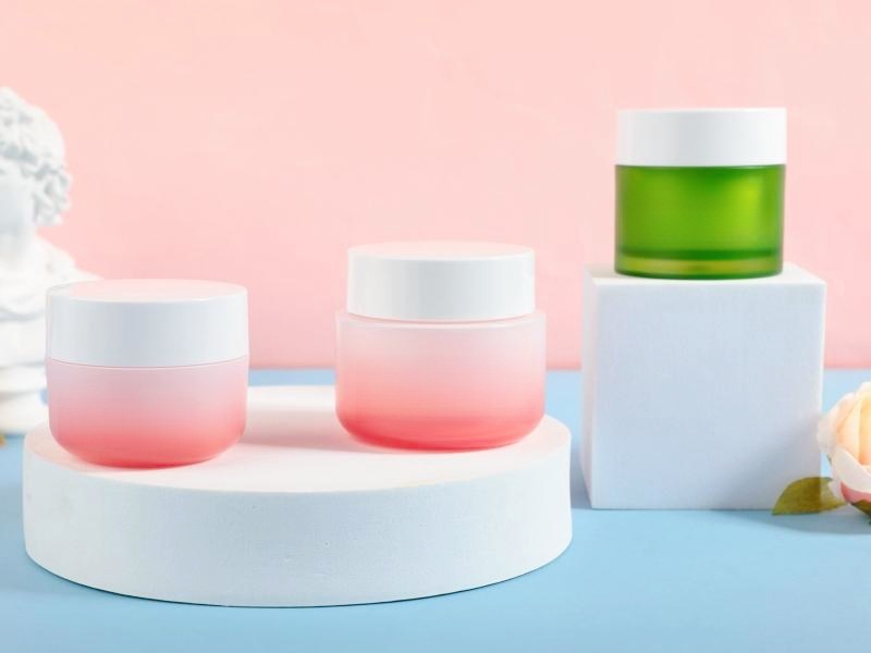 Manufacturer 50g cream bottle light luxury PETG thick wall cosmetic packaging round double layer packaging mask cream bottle