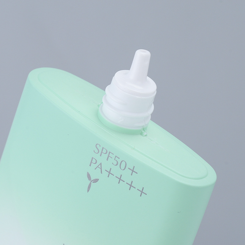 50ml sunscreen lotion bottle Creative extruded plastic cosmetic packaging travel portable isolation sunscreen lotion bottle