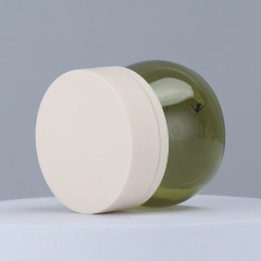 Manufacturer 160g cream bottle green creative plastic thickened cosmetic packaging material wide mouth packing cream cream bottle