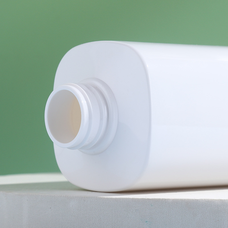 500ml shampoo bottle white push plastic daily necessities packaging square shower gel shampoo bottle