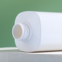 500ml shampoo bottle white push plastic daily necessities packaging square shower gel shampoo bottle