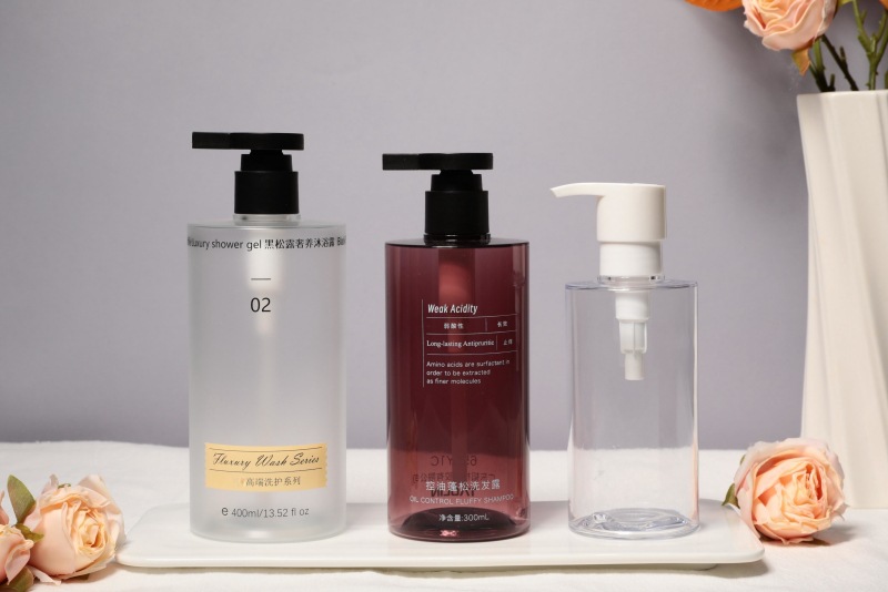 Manufacturer 200ml lotion bottle petg thick wall skin care packaging material high-grade press hotel bath oil lotion bottle