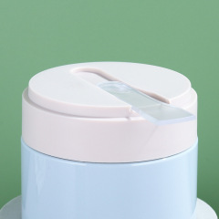 200g face cream bottle fashion plastic cosmetic packaging material with spoon hair mask mud mask jar face cream bottle