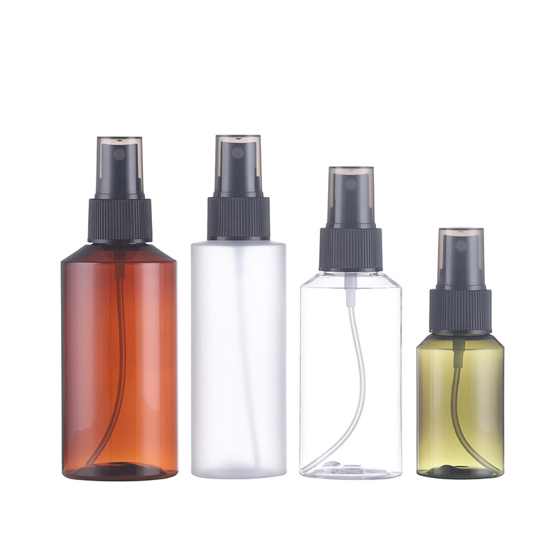 Manufacturer 200ml frosted plastic fashion shoulder skin care product packaging travel packaging fine mist small spray bottle