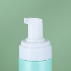 Green PET Plastic Cylinder Foam Soap Pump Bottle 150ml 5oz